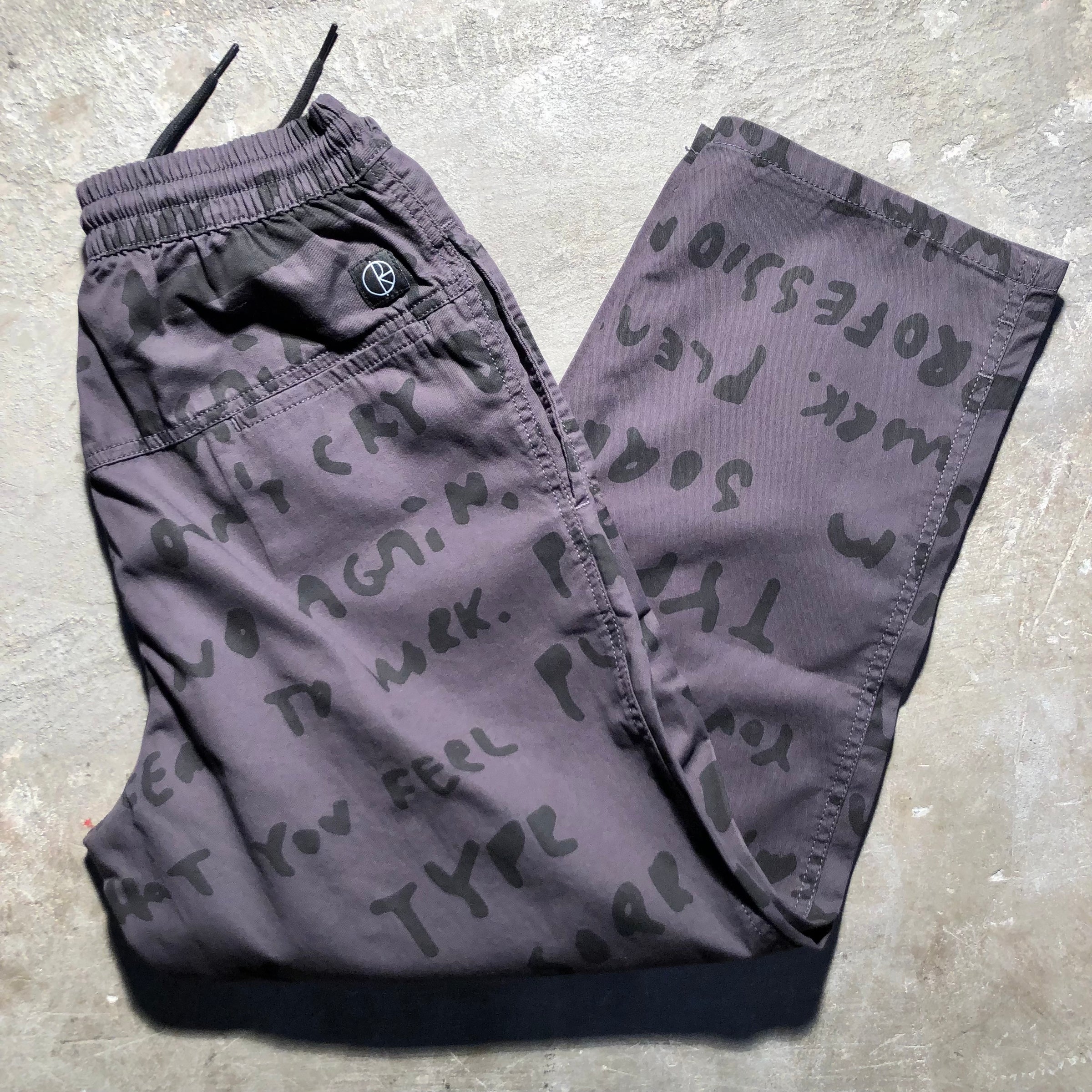 Polar Skate Co. - Sad Notes Surf Pants - Graphite